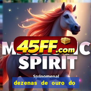 dezenas de ouro do dia de sorte
